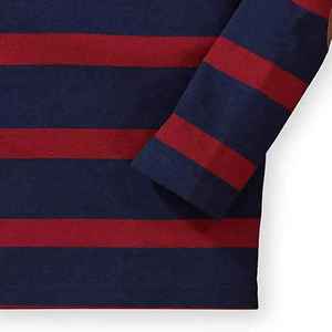 Chemise de rugby personnalisée Chemise de rugby à manches longues à rayures cousues pour hommes Polo de sport de rugby à manches longues Chemise de rugby pour hommes Chemises polo/Chemises polo pour hommes - Product Image 3
