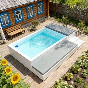 Piscina Elevada de Fibra de Vidrio para Exteriores de 1 Metro de Profundidad, de Alta Calidad, para Pequeños Hoteles Resort - Product Image 2