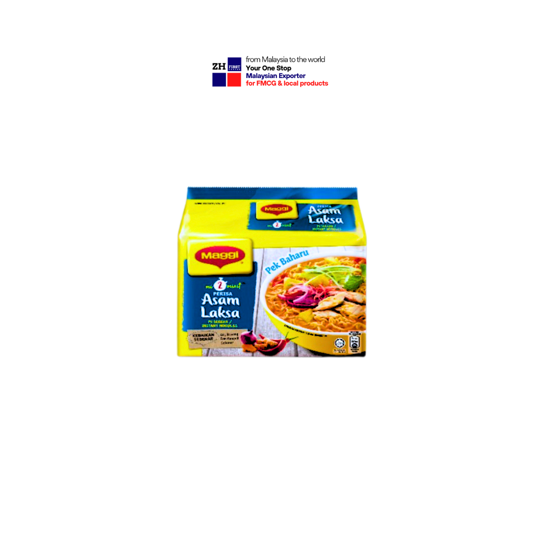 MAGG I Asam Laksa 5x78 г синяя пачка, пряный кислый суп с лапшой быстрого приготовления, Халяль, Сертифицированный с фабрики, Оптом из Малайзии