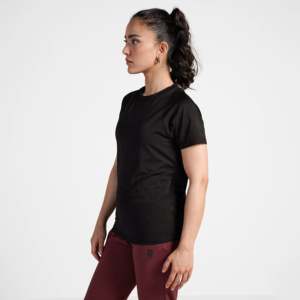 เสื้อยืดออกกำลังกาย Stride Fitness Apparel สีดำ - Product Image 3