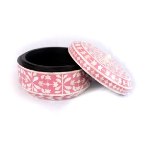 Trending Dubai Saudi Arabia Handmade MDF <b>Storage</b> Handcrafted Bone Inlay Luxury Modern Stylish Eco-friendly <b>Waterproof</b> <b>Box</b> - Product Image 1