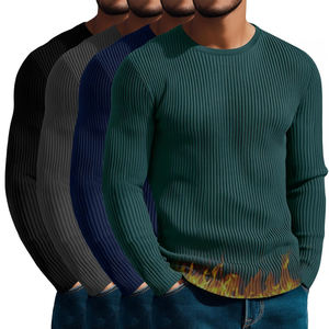 Chemise thermique de qualité supérieure, logo personnalisé, tissu doux et chaud, approvisionnement en gros - Product Image 3