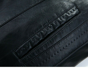 Chất Lượng <span class=keywords><strong>H</strong></span>àng Đầu Áo Khoác Len <span class=keywords><strong>M</strong></span>ùa Đông Người Đàn Ông Của Fox Fur Cổ Áo Len Lót Da Cừu Da Áo Khoác Áo Khoác Ấ<span class=keywords><strong>m</strong></span>-Trong Giá Rất Thấp - Product Image 4