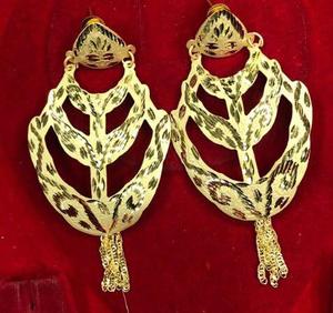 Conjunto de Collar de Aleación Chapado en Oro Micro Vintage Hecho a Mano para Mujer con Cadenas de Hebras, Ideal para Bodas y Fiestas, Idea de Regalo - Product Image 6