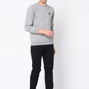 Sweat-shirt en coton à col rond pour homme, coupe classique, pull décontracté pour l'automne, fabricant - Product Image 4