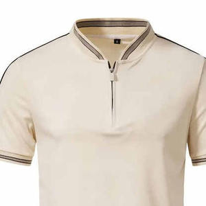 เสื้อโปโลมีซิปครึ่งซิปสำหรับผู้ชายเสื้อระบายอากาศได้อย่างรวดเร็วแห้งเร็ว - Product Image 5
