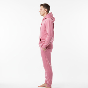 Conjunto Deportivo de Forro Polar Cálido para Hombre, Sudadera de Algodón, Ropa Deportiva para Gimnasio, Fitness, Entrenamiento, Correr, Dos Piezas, Secado Rápido, Cómodo - Product Image 3