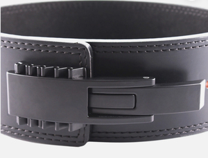 Ceinture de musculation réglable avec logo personnalisé, 10 mm/13 mm, cuir véritable, protection professionnelle, respirante, légère - Product Image 5