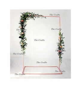 Toile de fond de mariage en métal de couleur blanche avec toile de fond de la plus grande qualité pour une utilisation décorative intérieure et extérieure - Product Image 2