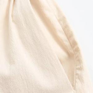 กระโปรงนุ่มระบายอากาศได้ดีทรงหลวมสีทึบอเนกประสงค์สำหรับผู้หญิง2025ฤดูร้อน - Product Image 4