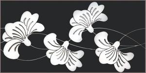 Carreaux muraux décoratifs de designer d'intérieur de luxe de Morbi surligneur intérieur numérique en céramique argent doré 300x600mm 30x60cm - Product Image 4