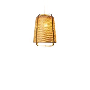 ECONA Lampe suspendue en bambou léger et durable faite à la main avec un design moderne et élégant - Product Image 4
