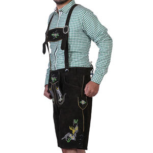 2025 Diseño personalizado Últimos pantalones bávaros alemanes Mens Bavarian Ledhosen Oktoberfest Lederhosen Bavarian Shorts - Product Image 4