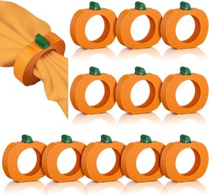 Servilleteros de Madera Premium con Forma de Calabaza, Vajilla Ecológica con Temática Otoñal para Fiestas y Eventos de Acción de Gracias, Logotipo Personalizado Disponible - Product Image 1