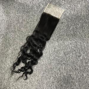 Vente en gros 2x6 extensions de cheveux humains à fermeture à vague profonde brute bon marché VQ Company 100% style de vague naturelle - Product Image 6