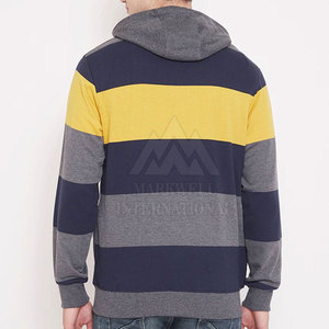 Haute Qualité Hommes Zipper Hoodies Coton Polyester Zipper Hoodies Bas quantité minimale de commande Top Mode Zipper Hoodies - Product Image 3