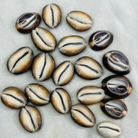 Perles en coquillages cauris naturels en gros, taille personnalisée avec trou, emballage en vrac pour cadeaux de plage, accessoires de bijoux DIY, disponible en promotion
