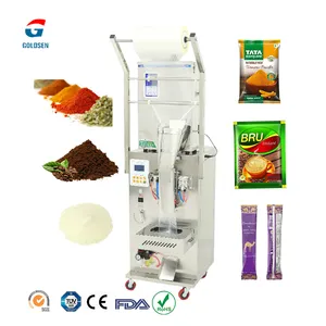 Automatic Weighing Small sachet Bag packing masala seasoning Chili Spice Red curry Powder Filling And Packaging Machine