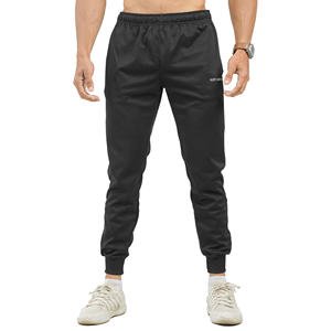 Vente chaude Noir Performance Pantalon Pour Hommes Gym Pantalon D'entraînement Confortable Zipper Pocket Pantalons Pour Hommes - Product Image 1