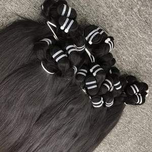 Extensiones de cabello humano virgen Remy vietnamita al por mayor, cutícula alineada, onda Natural, doble cierre de encaje, paquete de todos los colores - Product Image 3