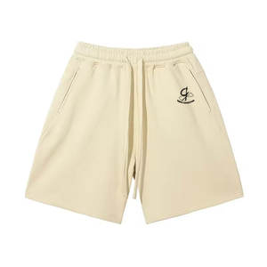 Short coupe-vent en maille à séchage rapide et garniture élégante Short coupe-vent de sport de taille personnalisée pour les hommes - Product Image 1