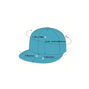 Haute Qualité Noir Plaine Blanc Snapback Cap Chapeaux Logo De Broderie Personnalisé 100% Coton Snapback Cap En Gros Plat Bord Ajusté - Product Image 4