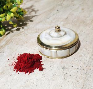 ดานีทองเหลืองที่ไม่เหมือนใครประดับด้วยมุกสำหรับภาชนะแบบชาววังทรงเล็กทำจากทองเหลืองพร้อมความสวยงาม - Product Image 1