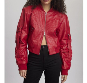 Chaqueta de cuero para mujer de nuevo estilo Chaquetas de cuero de moda para mujer de mejor llegada para ropa de invierno Chaquetas de cuero de manga larga - Product Image 1