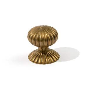 Pomo de Puerta Redondo de Metal Fundido Dorado para Hogar, Oficina u Hotel, con Pomo de Puerta de Hierro y Aluminio Hecho a Mano al por Mayor - Product Image 1