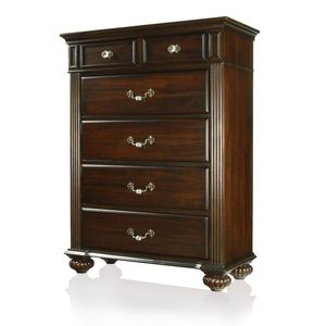 Commodes à tiroirs traditionnelles en bois avec détails gravés offrant charme et élégance en un seul design - Product Image 6