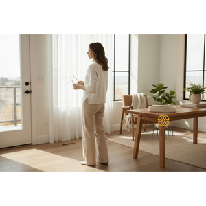 Lot de 2 paniers tressés en coton de forme triangulaire élégants, faits à la main, polyvalents, pour rangement et décoration (10x3x10) - Product Image 2