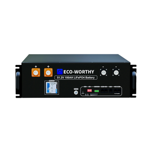 Batterie de serveur en rack E C O - WORTHY 48V 100Ah LiFePO4, UL 1973 et UL 9540A, batterie au lithium hors réseau ou connectée au réseau - Product Image 2
