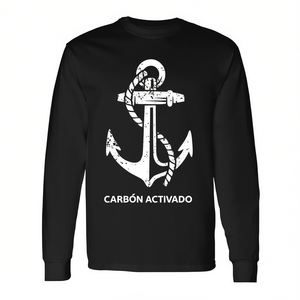 Maglietta a Maniche Lunghe da Marinaio con Ancora, Abbigliamento Promozionale per Capitano di Nave - Product Image 2