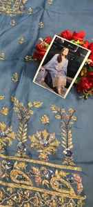 Trajes de moda india bordados a mano sin costuras de diseñador moderno para mujeres para fiestas de estilo tradicional - Product Image 3