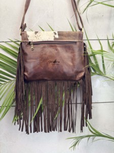 Bolso con flecos de piel de vaca de estilo occidental, bolso bohemio con flecos, bolsos con flecos gitanos - Product Image 3