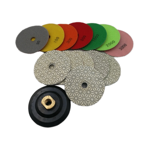 4 Inc. Natte Polijstpad Diamant Schuurwiel Polijst- en Slijp Gereedschap voor Graniet Marmer - Product Image 1