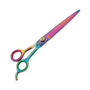 New High Quality Rainbow Titanium Coated Pet Grooming Shears Cutting <b>Scissors</b> For <b>Dog</b> BY ZACHARY INDUSTRIES - Product Image 6