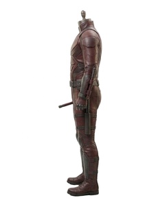 Traje de Superhéroe de Cuero Genuino de Alta Calidad Inspirado en la Película Daredevil para Adultos Unisex HH-011 con Detección de Agujas - Product Image 2