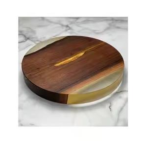 Latest and Newest Design Kitchen Organizer <b>Wooden</b> Resin <b>Lazy</b> <b>Susan</b> Server Available at Nominal Price for Looking Like Expensive - Product Image 6