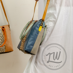 LW Handcrafted Genuine Leather Vintage Multi-Color Tote <b>Bag</b> for Women Portable <b>Summer</b> and Winter Fashion Trending for 2024 - Product Image 3