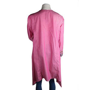 คุรตีทรงเอปักลายสำหรับผู้หญิง - สีชมพู - Product Image 4