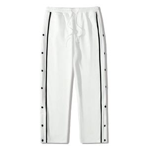 Wholesale OEM Service Men's Winter Casual Sweatpants-Eco-Friendly 100% Cotton Canvas Fleece Thickness <b>Elastic</b> Waist <b>Lace</b>-Up - Product Image 1