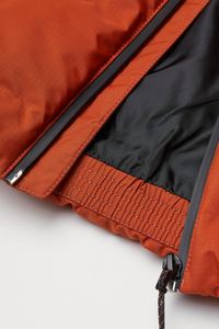 Veste d'hiver décontractée imperméable respirante en softshell rembourrée épaisse et chaude à capuche pour l'extérieur avec fermeture éclair coupe-vent - Product Image 4