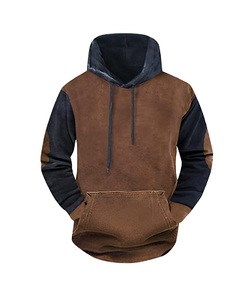 Sweat à capuche pour hommes Streetwear tailles XS à XL tissu tissé avec personnages brodés imprimés d'automne et écusson de logo - Product Image 4