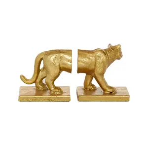 Escultura de Animal Contemporánea de Aluminio, Figura Redonda Chapada en Oro para Decoración Moderna del Hogar, Estilo Feng Shui y Antiguo - Product Image 5