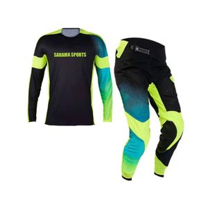 Traje de Motocross hecho a medida 100% Poliéster Conjunto Jersey + Pantalones Dirt Bike/Hombres Conjuntos de Motocross - Product Image 1