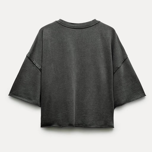 2025 dernière arrivée femmes T-Shirt à manches courtes Gym but utiliser surdimensionné tenue décontracté femmes T-Shirt - Product Image 2