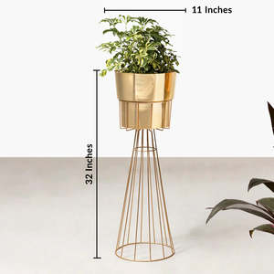 Jardinière en métal anglais fabriqué à la main nouveau Style Pot de fleur fantaisie à la mode pour la décoration intérieure vente chaude suspendu ou utilisation murale - Product Image 2