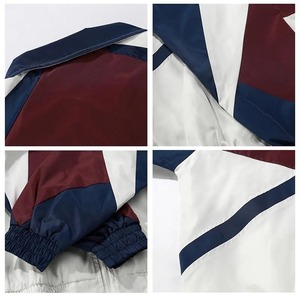 Chaqueta Cortavientos Ligera con Capucha y Cuello Alto de Lona Recubierta para Hombre, para Aventuras al Aire Libre y Comodidad Durante Todo el Día - Product Image 3