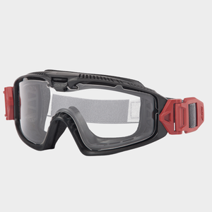 Gafas de bombero resistentes a impactos unisex Marcos de plástico negro y rojo Estilo coloreado - Product Image 2